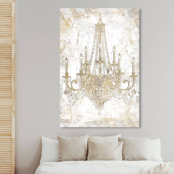 Oliver Gal Fashion And Glam Calligraphy Chandelier, Modern